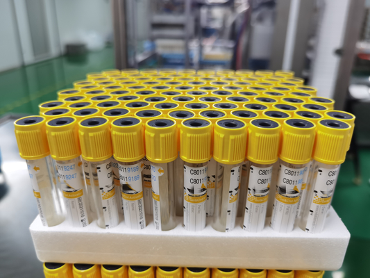 metropolitana di vetro dell'attivatore del grumo del separatore del siero della fiala 16*100mm dell'attivatore del grumo 8ml