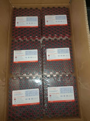 CE approvato Top rosso senza additivi tubo semplice tubo di prelievo di campioni di sangue a vuoto secondo il Vacuum