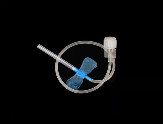 Due hanno traversato la sterilizzazione volando morbida del gas dell'ago 23G EO della farfalla della raccolta del sangue blu