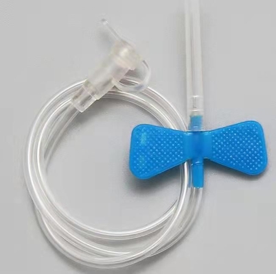 Due hanno traversato la sterilizzazione volando morbida del gas dell'ago 23G EO della farfalla della raccolta del sangue blu
