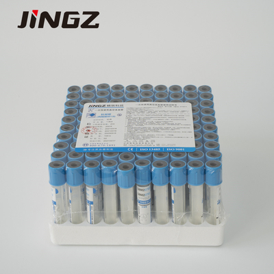 Tubi di vetro di Vacuum del citrato dell'ANIMALE DOMESTICO metropolitana del citrato di sodio da 2,7 ml per la raccolta del sangue