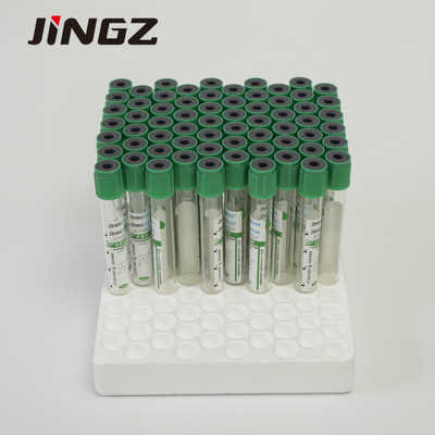 eparina di plastica di vetro Vacuum del litio di verde della metropolitana della raccolta del campione di sangue 2-5ml