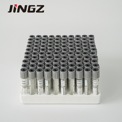 anticoagulante 13*75mm dei tubi della raccolta di Gray Sodium Fluoride In Blood dell'ANIMALE DOMESTICO 2ml