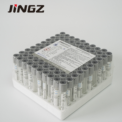 Metropolitana Sugar Test Tube del glucosio dei tubi dell'analisi del sangue degli ED K3 di Grey Sodium Fluoride