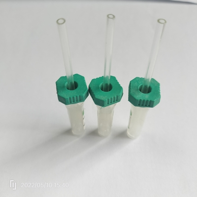 8*45mm Litio eparina Mini tubi verdi Micro tubo non vuoto con tubo