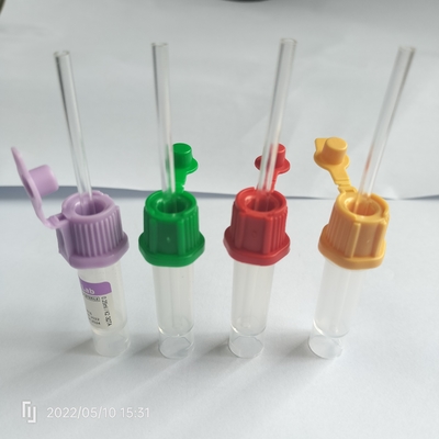 fiale capillari della raccolta della micro del sangue di 0.25ml 0.5ml 0.1ml metropolitana della raccolta