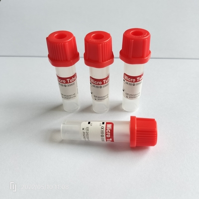 Nessun additivo Mini tubo rosso 0,5 ml tubo pediatrico di raccolta del sangue