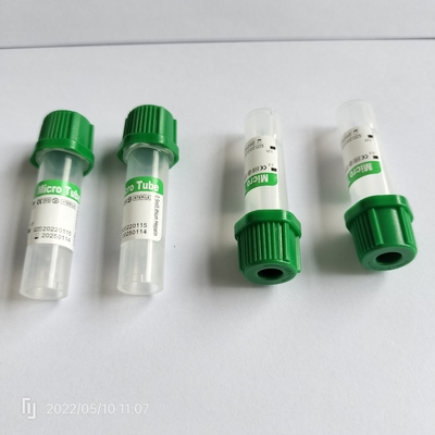 Metropolitana 0.5ml pp della raccolta del sangue di Vacuum dell'eparina micro 8*45mm per monouso
