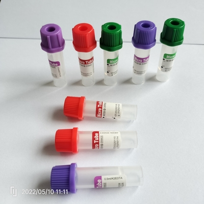 Nessun additivo Mini tubo rosso 0,5 ml tubo pediatrico di raccolta del sangue
