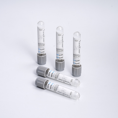 Metropolitana Sugar Test Tube del glucosio dei tubi dell'analisi del sangue degli ED K3 di Grey Sodium Fluoride