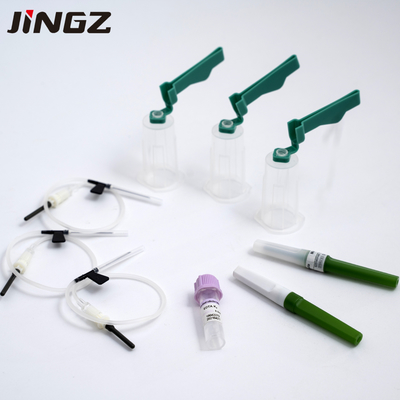Ago di Vacuum di ritorno di fiamma di verde di sicurezza 21G Pen Type Blood Collection Needle