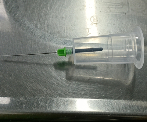 Ago di Vacuum di ritorno di fiamma di verde di sicurezza 21G Pen Type Blood Collection Needle