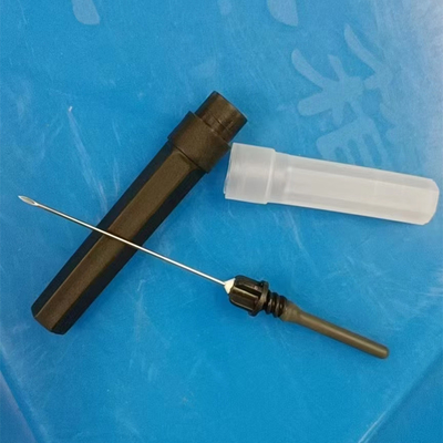 Ago nero Vacuum Ago per prelievo di sangue multicampione da 22 g con supporto