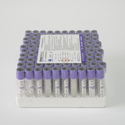 Lavanda K2 EDTA Tube Draw Volume 1 ml-10 ml Per la raccolta del sangue