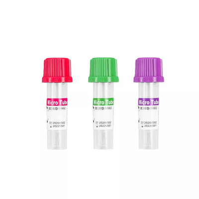 Tubi pediatrici porpora della raccolta del sangue del volume dei tubi 0.5ml di Vacuum piccoli