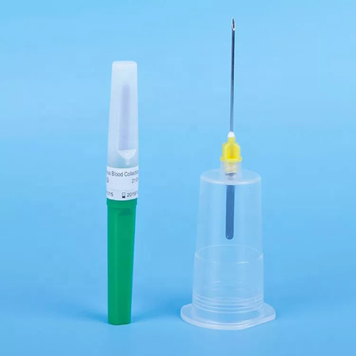 21G 1/5&quot; penna dell'ago della raccolta del sangue dell'ago di Vacuum di verde