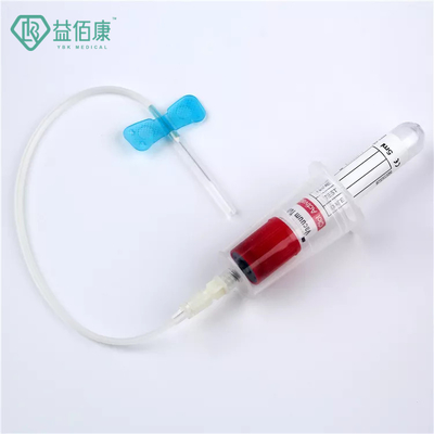 Set per infusione a farfalla con ago a farfalla verde per analisi del sangue 21g 22g 23g