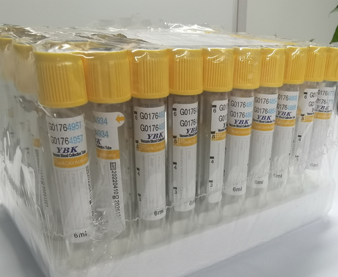 Metropolitana di plastica eliminabile dell'attivatore del grumo del gel 6ml per la raccolta 13*100mm del sangue