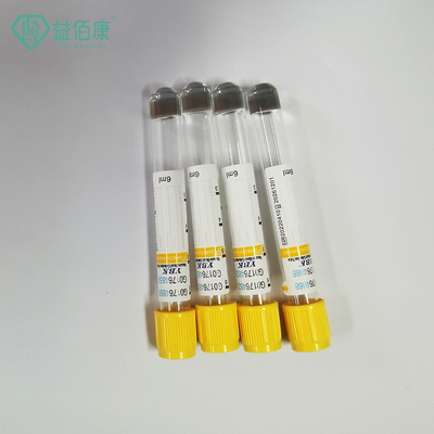 Metropolitana gialla del gel di separazione della metropolitana 0.25-10ml della raccolta del campione di sangue