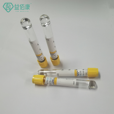 Cima gialla Vacuum della metropolitana della raccolta del sangue dell'attivatore del grumo di YBK 5ml