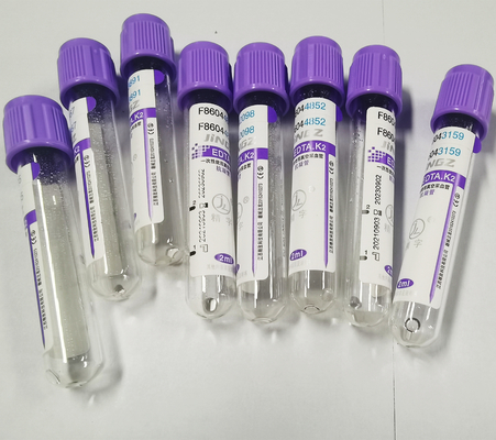 Segno medico della metropolitana ISO13485 di Vial Lavender Top Blood Collection degli ED di vuoto K3
