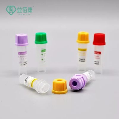 Metropolitana 0.5ml pp della raccolta del sangue di Vacuum dell'eparina micro 8*45mm per monouso