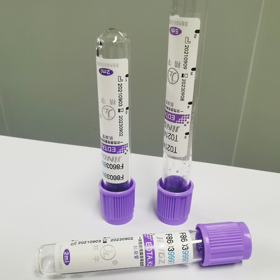 L'iso del CE ha certificato la provetta superiore porpora di Vacuum 0.5ml-10ml degli ed K3