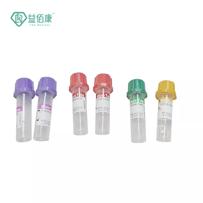 Tubo di raccolta di sangue non vuoto per uso medico 0.25 ml 0.5 ml 1 ml EDTA K2K3 / Tubi gel
