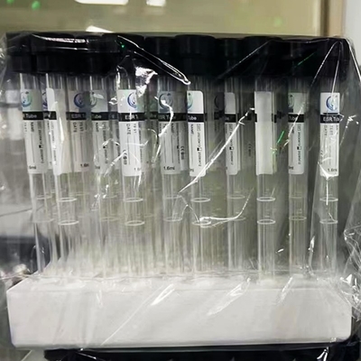 Tubo di plastica sterile per la raccolta efficiente del sangue