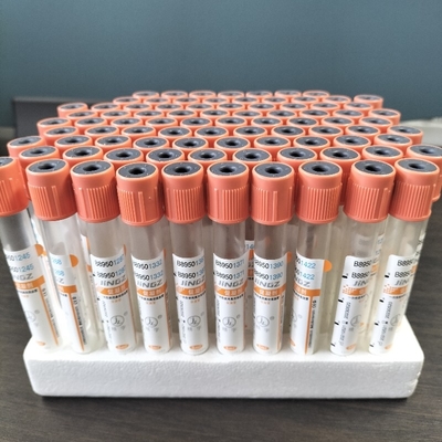 Tubo di coagulazione rosso con attivatore del coagulo 4 ml tubo di vetro per animali domestici