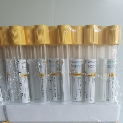 Tubo di plastica sterile per la raccolta efficiente del sangue