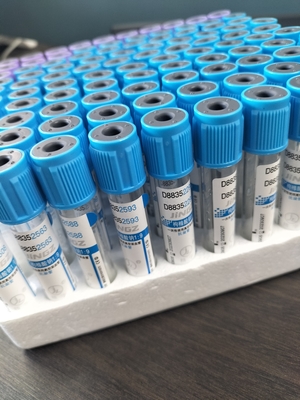 Test di vetro PET personalizzato per uso medico Citrato di sodio 3,2% tubo PT 2-10 ml tubo di raccolta del sangue a vuoto