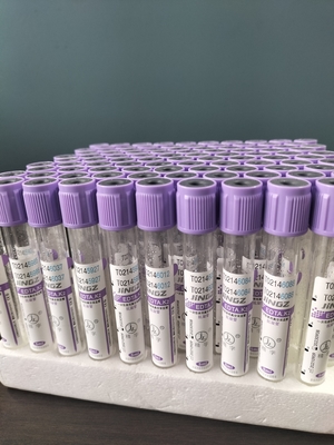 CE Approved K2 EDTA Tube Purple top cap medical blood collection tube Tipo 1ml-10ml