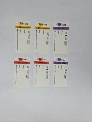 Etichette personalizzate per tubi di sangue con codice a barre Etichette per tubi di raccolta medica
