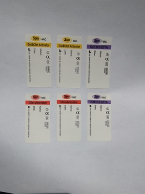 Etichette personalizzate per tubi di sangue con codice a barre Etichette per tubi di raccolta medica