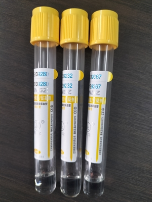 Gel medico e attivatore del coagulo Tubi da campionamento del sangue dorato con CE 2ml-10ml