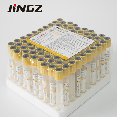 Tubo per l' attivazione del coagulo di gel medico vetro / PET Vauum Tubo di raccolta del sangue 2ml-10ml
