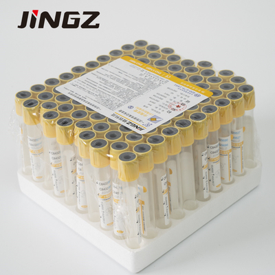 Tubo di raccolta del sangue per vuoto medico 2-10 ml Tubo a gel con capo giallo