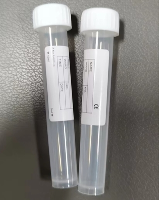 Tubo di prova bianco a tappo 10 ml 16*100 mm per il trasporto di campioni di laboratorio