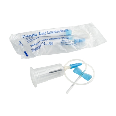 Set di infusione alato usa e getta per la raccolta di sangue 18-27 Gauge