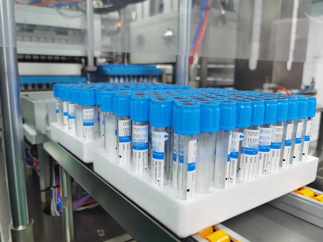 Test di vetro PET personalizzato per uso medico Citrato di sodio 3,2% tubo PT 2-10 ml tubo di raccolta del sangue a vuoto