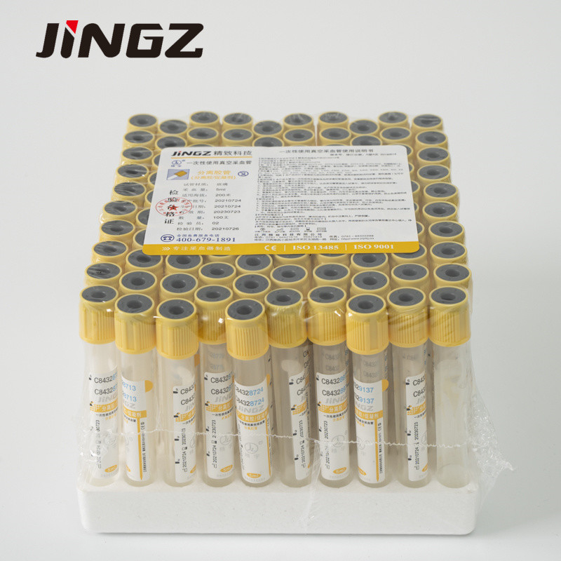 metropolitana di vetro dell'attivatore del grumo del separatore del siero della fiala 16*100mm dell'attivatore del grumo 8ml