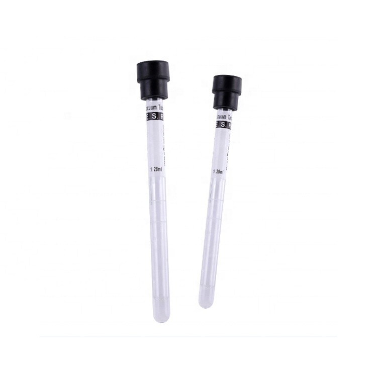 Tubo di raccolta di sangue medico tubo E.S.R. tubo PET/tubo di prova in vetro 2 ml-10 ml
