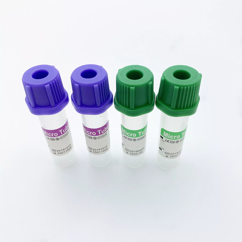 Lavanda Piccoli tubi di EDTA Micro non vuoto Edta 0,5 ml Per esami pediatrici