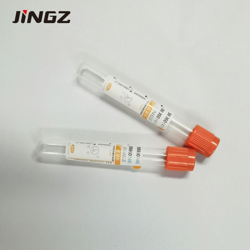 Tubo per la coagulazione con attivatore di coagulo 4 ml 5 ml 6 ml Tubo di analisi del sangue