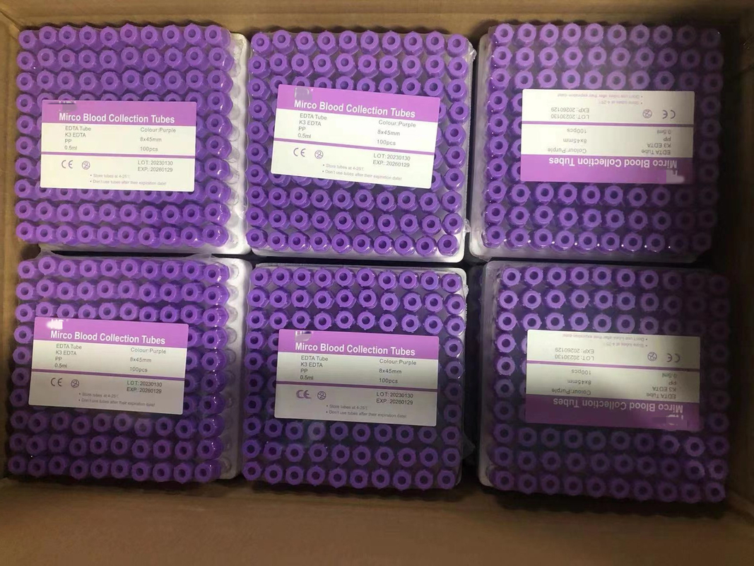 Volume di vetro medico di vuoto della metropolitana 100pcs/Pack della raccolta del campione di sangue secondo il livello del mare