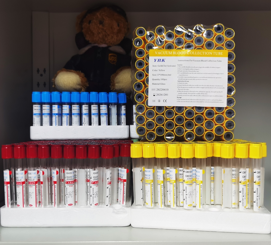 Metropolitana della raccolta del campione di sangue degli ED con l'attivatore del grumo/citrato di sodio/l'eparina/il fluoruro 2-10ml
