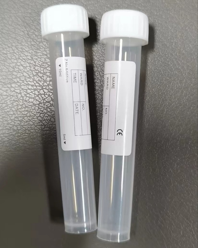 Tubo di prova bianco a tappo 10 ml 16*100 mm per il trasporto di campioni di laboratorio